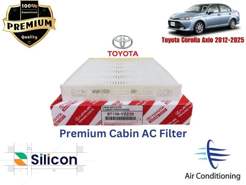 Toyota Corolla Axio 2012-2025 Premium Quality Cabin Filter - Imported Image-1