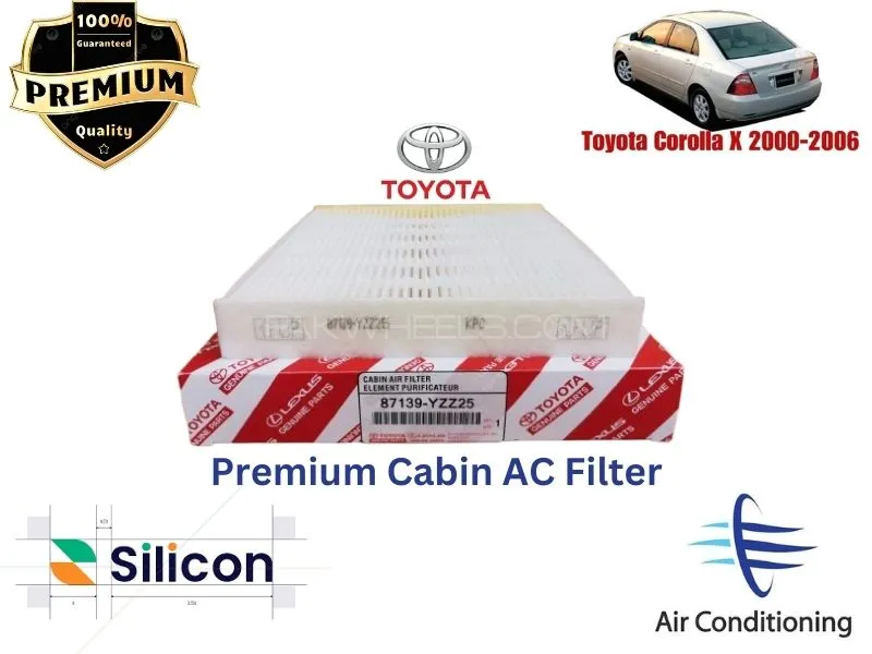 Toyota Corolla X 2000-2006 Premium Quality Cabin Filter - Imported