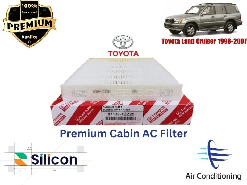 Toyota Land Cruiser 1998-2007 Premium Quality Cabin Filter - Imported Image-1