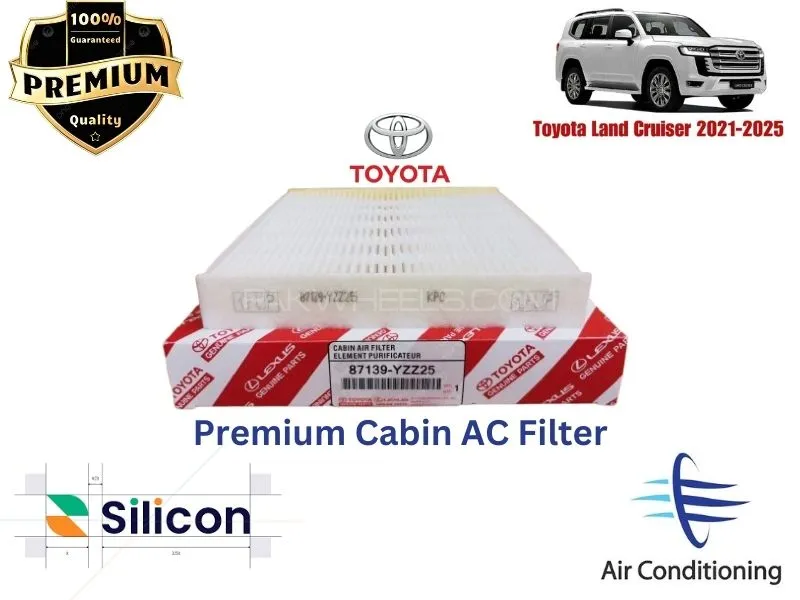 Toyota Land Cruiser 2021-2025 Premium Quality Cabin Filter - Imported Image-1