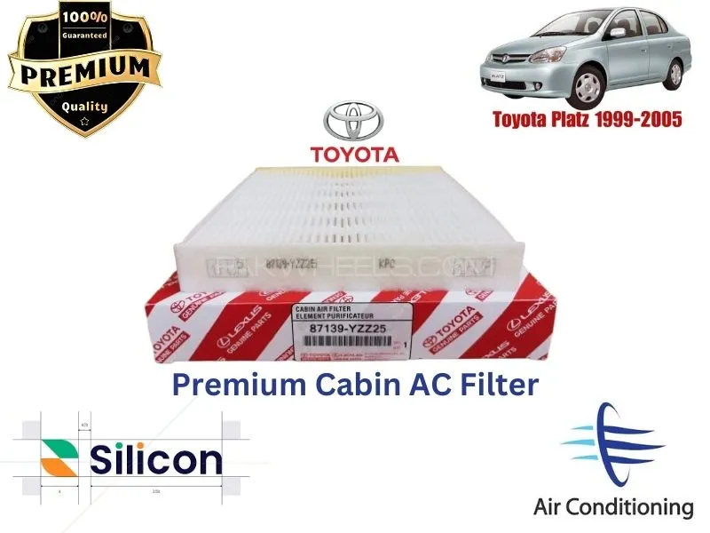 Toyota Platz 1999-2005 Premium Quality Cabin Filter - Imported Image-1