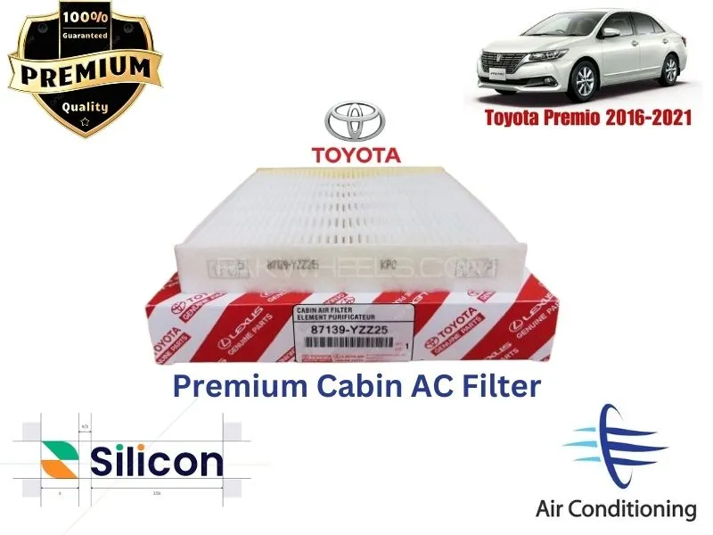 Toyota Premio 2016-2021 Premium Quality Cabin Filter - Imported Image-1