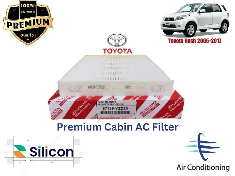 Toyota Rush  2005-2017 Premium Quality Cabin Filter - Imported Image-1