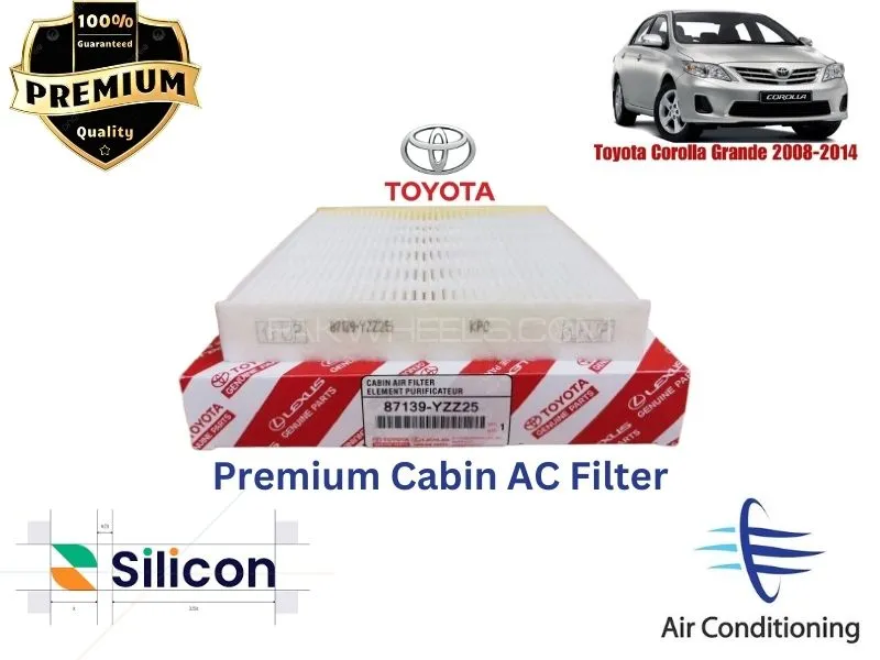 Toyota Corolla Grande 2008-2014 Premium Quality Cabin Filter - Imported Image-1