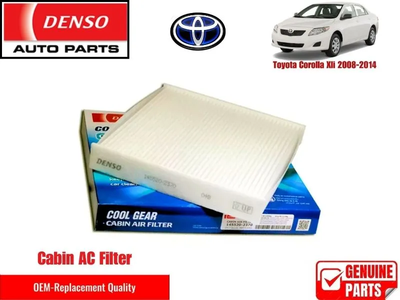Toyota Corolla Xli 2008-2014 Denso Genuine Cabin Filter - Toyota OEM Quality Image-1