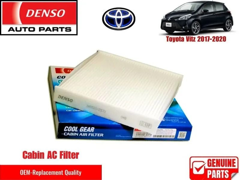Toyota Vitz 2017-2020 Denso Genuine Cabin Filter - Toyota OEM Quality Image-1