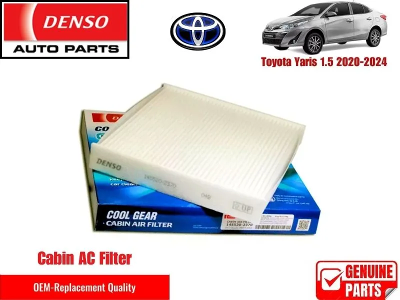 Toyota Yaris 1.3 2020-2024 Denso Genuine Cabin Filter - Toyota OEM Quality Image-1