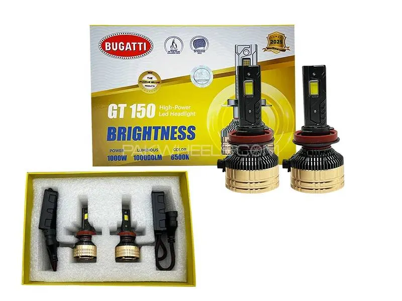 Bugatti GT150 Car Led Headlight Bulb| 1000W |100000LM|6500K|H11 Image-1
