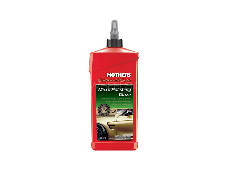Mothers California Gold Micro Polishing Glaze 16oz - Made in USA Image-1