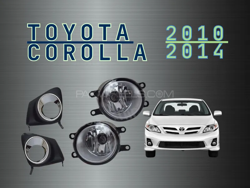  Fog Lights For Toyota Corolla 2010-2014 Image-1