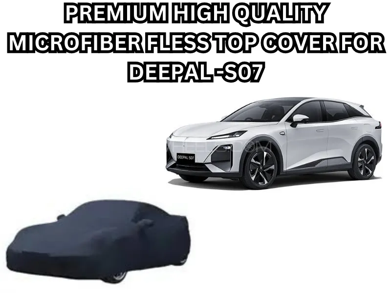 Premium High-Quality Microfiber Fleece Top Cover (Black) for Deepal SO7 Image-1