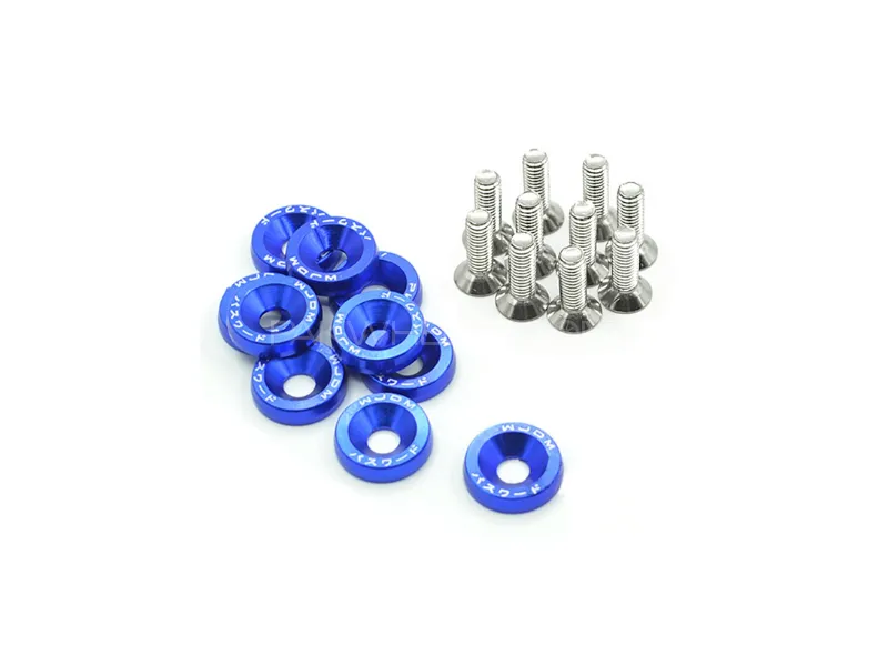 10PCS JDM Washers Blue Image-1