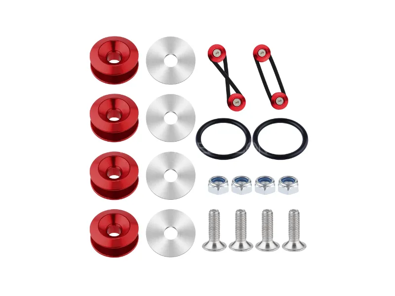 JDM 4PCS Bumper Quick Release Fastners  for Car Bumper Image-1