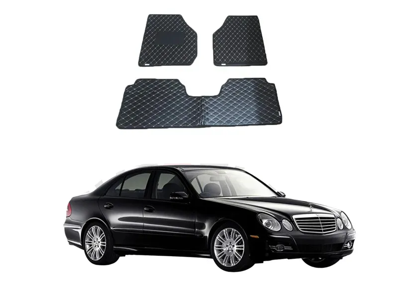 Mercedes E200 7D Floor Mat ( Flat Style ) 5PCS - Model 2002-2009 Image-1