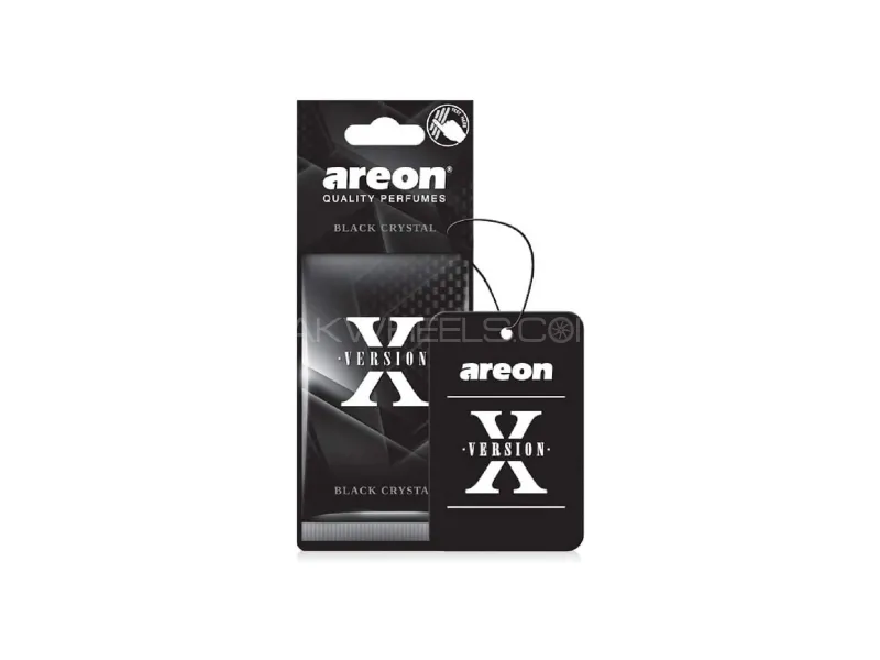 Areon X Version Car Air Freshner Black Crystal Hanging Perfume Image-1