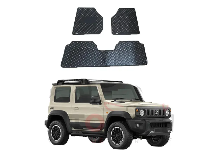 Suzuki Jimny 7D Floor Mat ( Flat Style ) 4Pcs - Model 2019-2025 Image-1