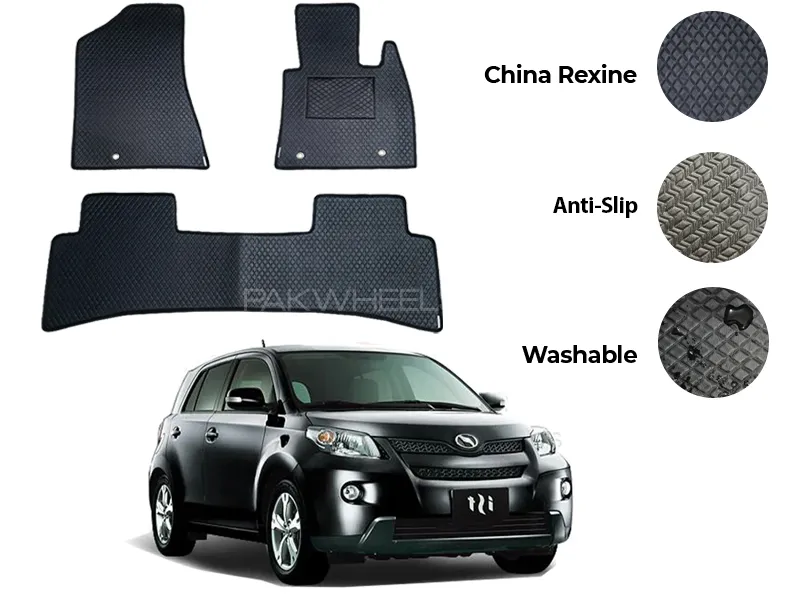 Toyota IST China Rexine Floor Mat 3PCS - Model 2007-2018