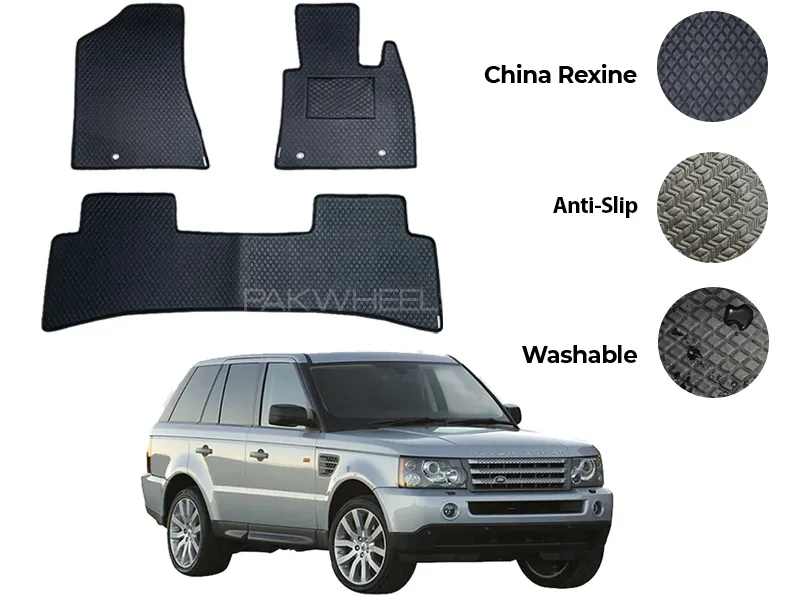 Range Rover Sport China Rexine Floor Mat 3PCS - Model 2005-2013 Image-1