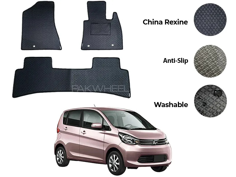 Mitsubishi EK Wagon China Rexine Floor Mat 2PCS - Model 2013-2019 Image-1