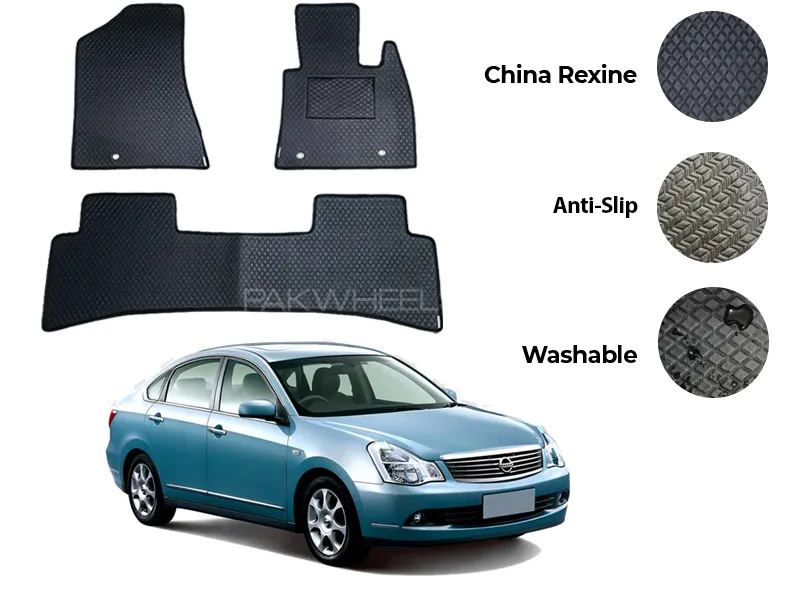 Nissan Blue Bird Sylphy China Rexine Floor Mat 3PCS - Model 2005-2012