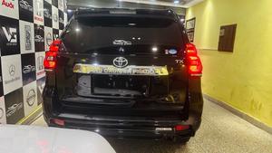 Toyota LandCruiser Prado TXL 2700cc eco/pro.
Model 2020 import April 2025
Brand New vehicle ( spotless condition )
Mileage 49000 km
Auction grade 4.5 A 
Silky black with ash white interior 
Top of the line specs,
All 7seats nappa leather 
Heated & ventilated ( air conditioning) seat 
Glass electric sunroof 
All zone climate control air conditioning 
Adapted Radar 
Active line accessed & blind spot monitor.
Adaptive cruise control 
Premium sound system with 16 speakers 
Cool box 
Full trd original body kit 
19” alloy wheels 
Crome package 
Further information please call & visit at Victory Cars jail road Lahore