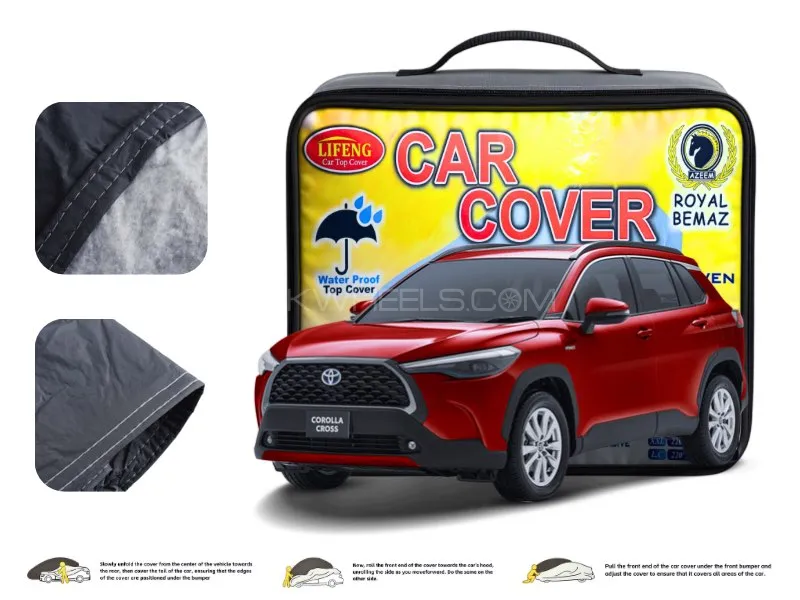 Toyota Cross New 2024 Double Coat PVC With Cotton Car Cover Image-1