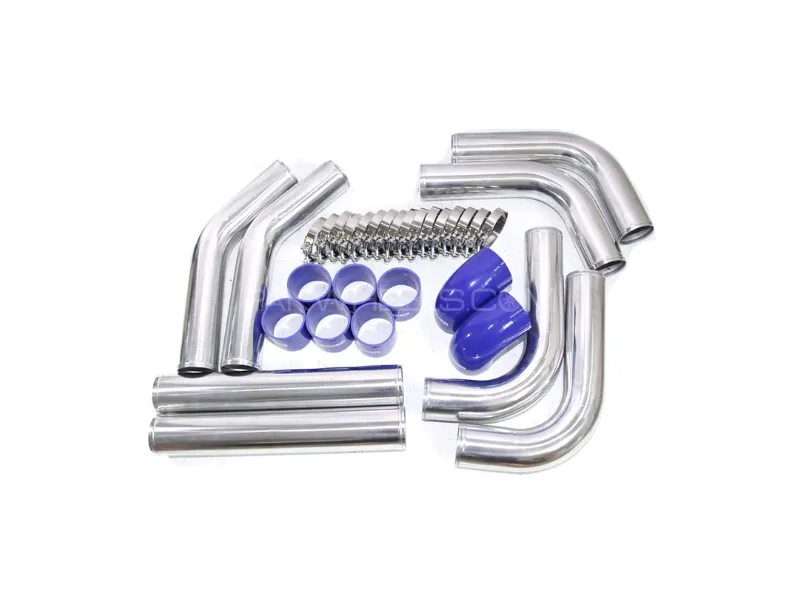 Universal Inter Cooler Piping 2.5 Inch Almunium Image-1