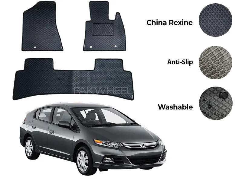 Honda Insight China Rexine Floor Mat 3PCS - Model 2009-2014 Image-1