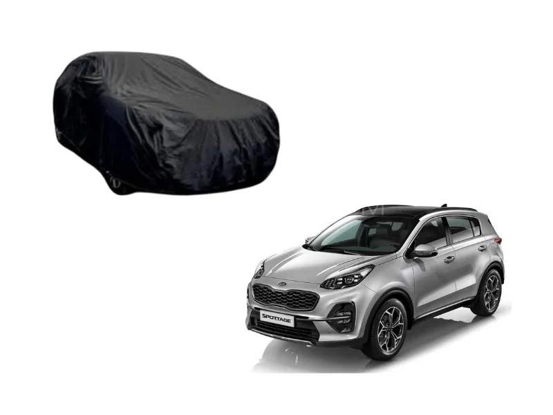 KIA Sportage Black Coat Parachute Top Cover Image-1