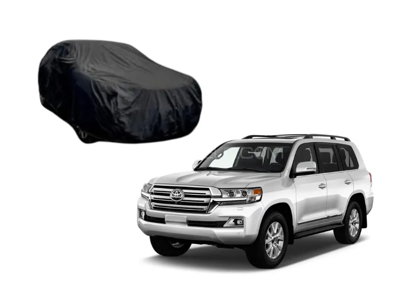 Toyota Land Cruiser 2007-2021 Black Coat Parachute Top Cover  Image-1