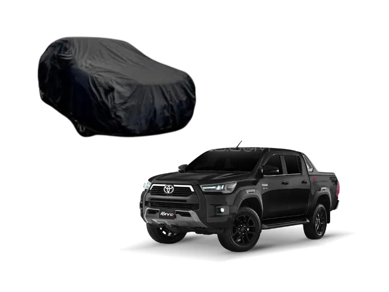 Toyota Revo Black Coat Parachute Top Cover Image-1