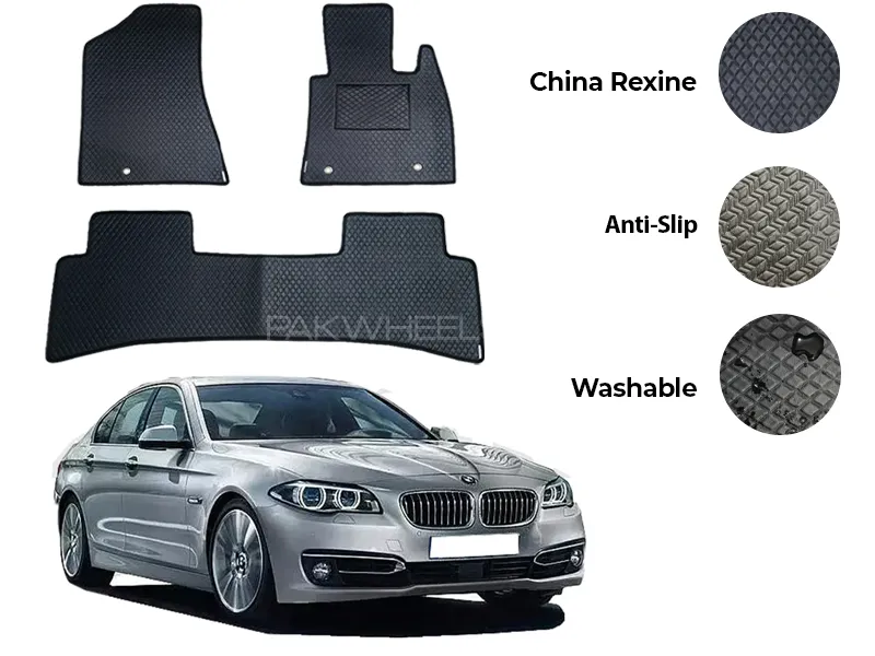 BMW 520/530 China Rexine Floor Mat 3PCS - Model 2011-2017 Image-1