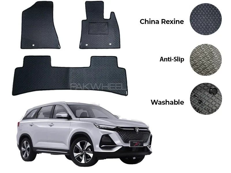 Changan Oshan X7 China Rexine Floor Mat - ( 5 Seater ) Model 2022-2025 Image-1