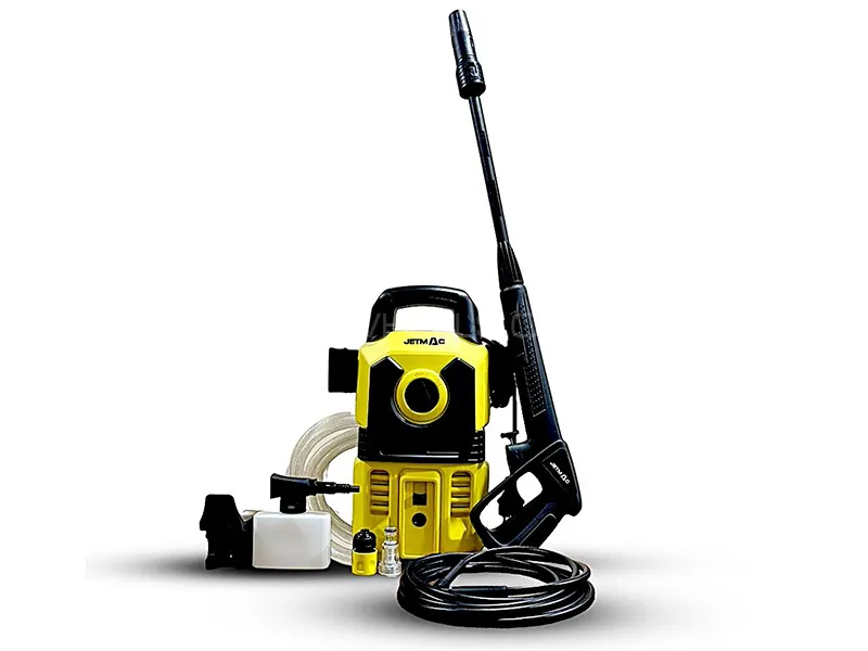 Jetmac High Pressure Washer 1300 Watts - 90 Bar With Foaming Bottle Image-1