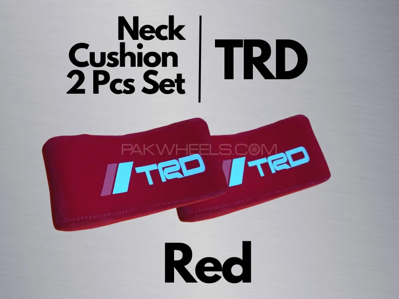 Neck Cushion TRD Two Piece Set RED Image-1