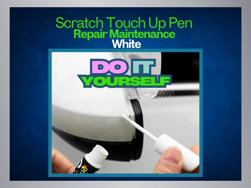 Universal Car Coat Scratch Clear Repair Paint Pen Touch Up Pen Repair Maintenance Paint Care White Image-1