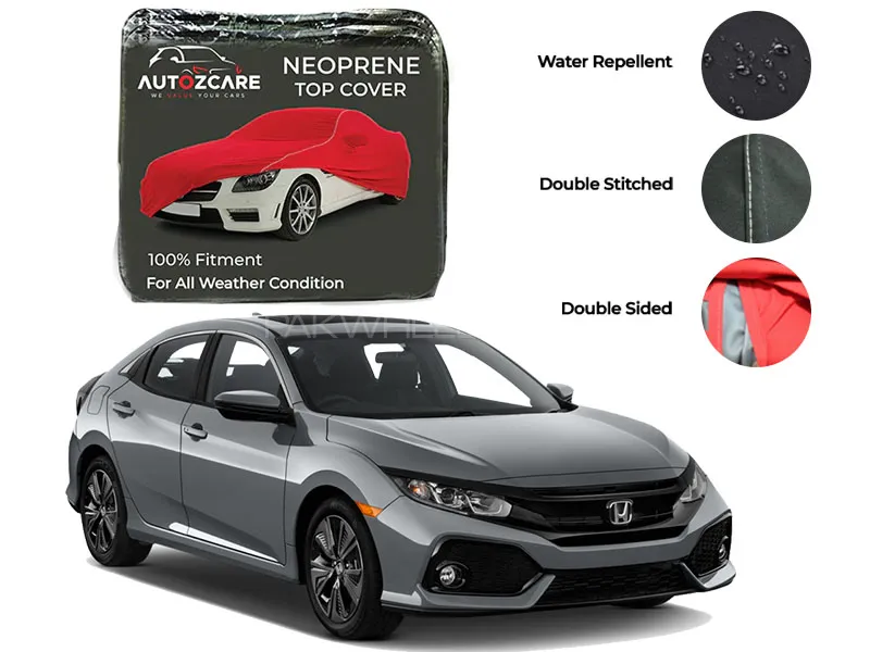 Honda Civic X Neoprene Top Cover - Model 2017-2021 Image-1