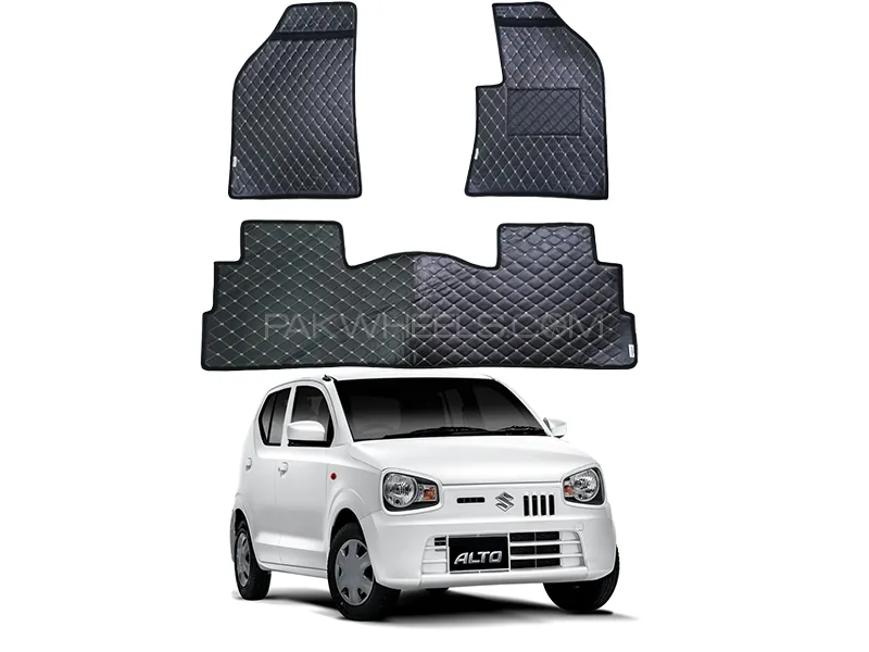 Suzuki Alto 7D Floor Mat ( Flat Style ) - Model 2019-2025 | Fully Customized 7D Floor Mat Image-1