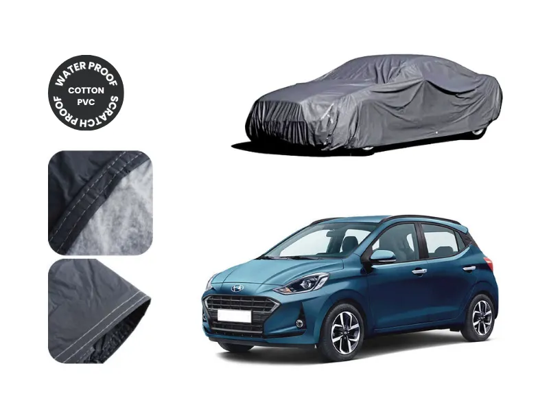 Zingfix Hyundai i10 Premium Waterproof Top Cover – Dust & Scratch Protection Image-1