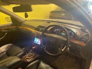 Mercedes-Benz S350 3700cc V6
Model 2004 ( production 2003/12 )
Import from Japan 2007 registered 2010 in Islamabad 
First owner driven 
Mileage  72000
Excellent condition ( original paint & spotless)
Metallic silver colour & black nappa leather interior.
Top of the line specs.
Sunroof, multi power seats, heated seats, massager seats, electric curtains, aromatic suspension, Xinon headlights, electric boot, cool box , premium sound system. Duel climate control air conditioning.
Further information please call & visit at Victory Cars jail road Lahore