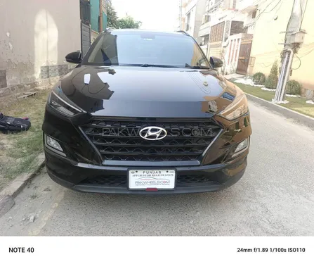 Slide hyundai tucson awd a t ultimate 2021 120825247