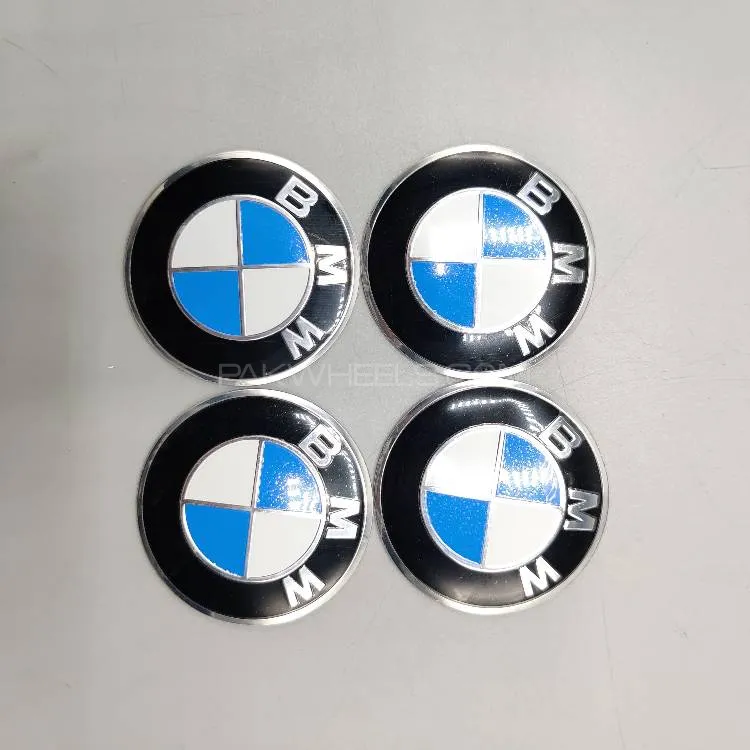 Universal 6.0mm Metal patri Wheel Logo in Premium Quality 4 Pcs Set Image-1