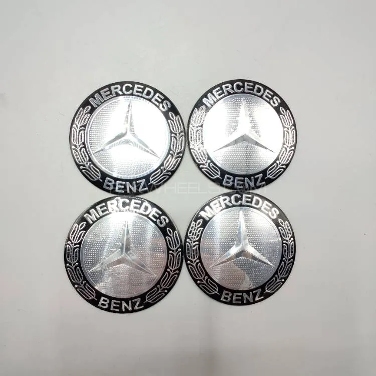 Universal 7.5mm Metal patri Wheel Logo in Premium Quality 4 Pcs Set Image-1