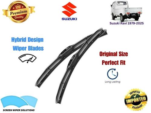 Suzuki Ravi 1979-2025 Aero Design Soft Wiper Blade set - Premium Quality Suzuki Ravi 1979-2025 Aero Design Soft Wiper Blade set - Premium Quality