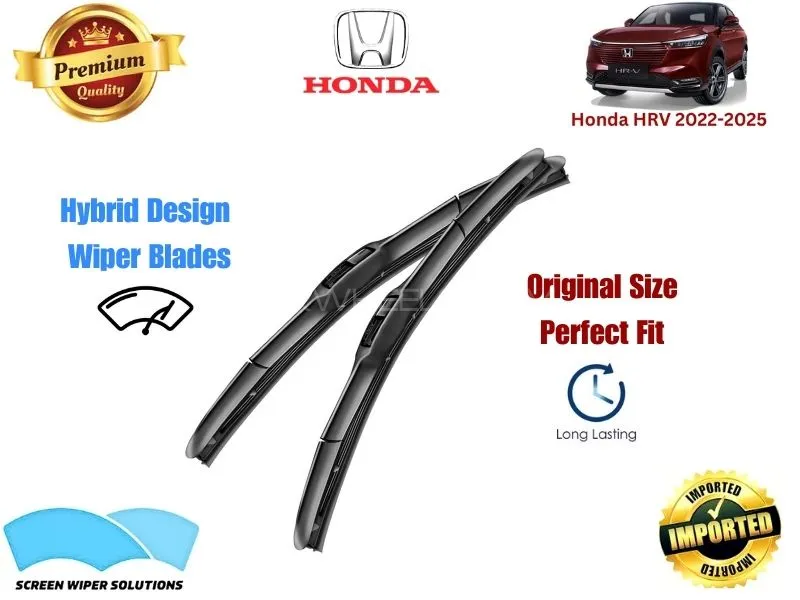 Honda Hr-v 2022-2025 Aero Design Soft Wiper Blade set - Premium Quality Image-1