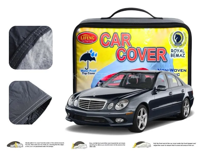 Mercedes Benz W211 Double Coat PVC With Cotton Car Cover Image-1