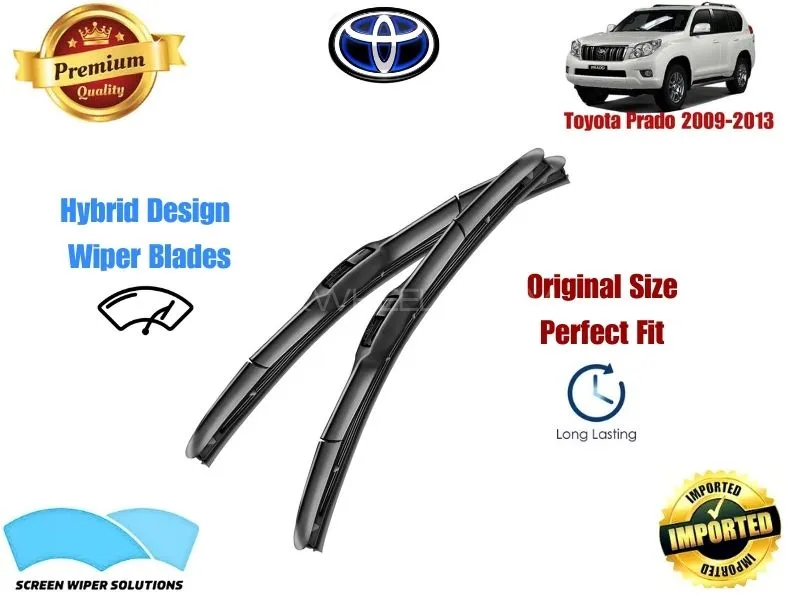Toyota Prado 2009-2013 Aero Design Soft Wiper Blade set - Premium Quality Image-1