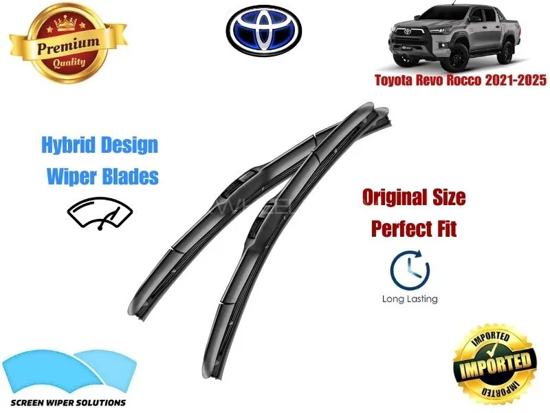 Toyota Rav4 1998-2005 Aero Design Soft Wiper Blade set - Premium Quality Image-1