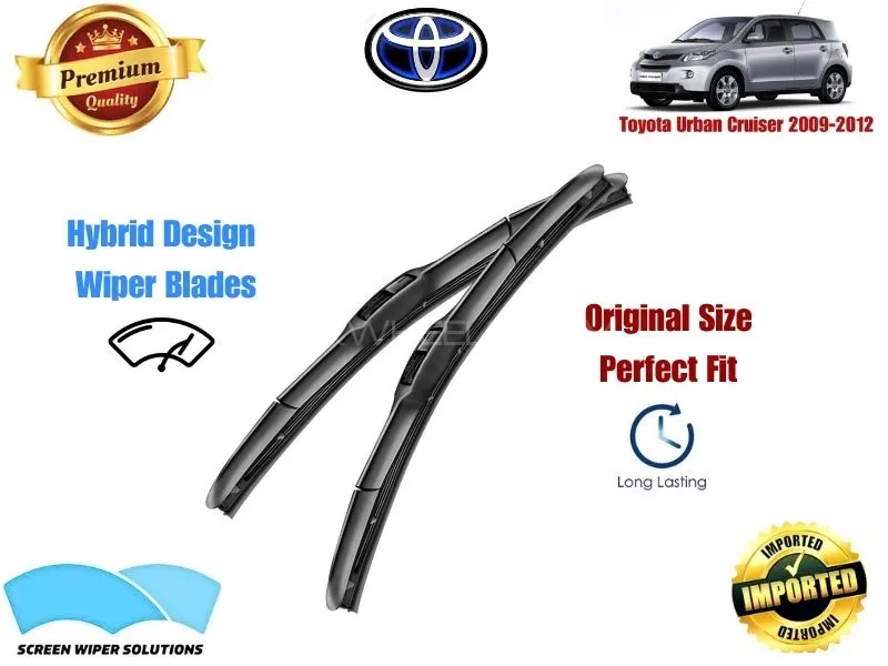Toyota UrbanCruiser 2017-2020 Aero Design Soft Wiper Blade set - Premium Quality Image-1
