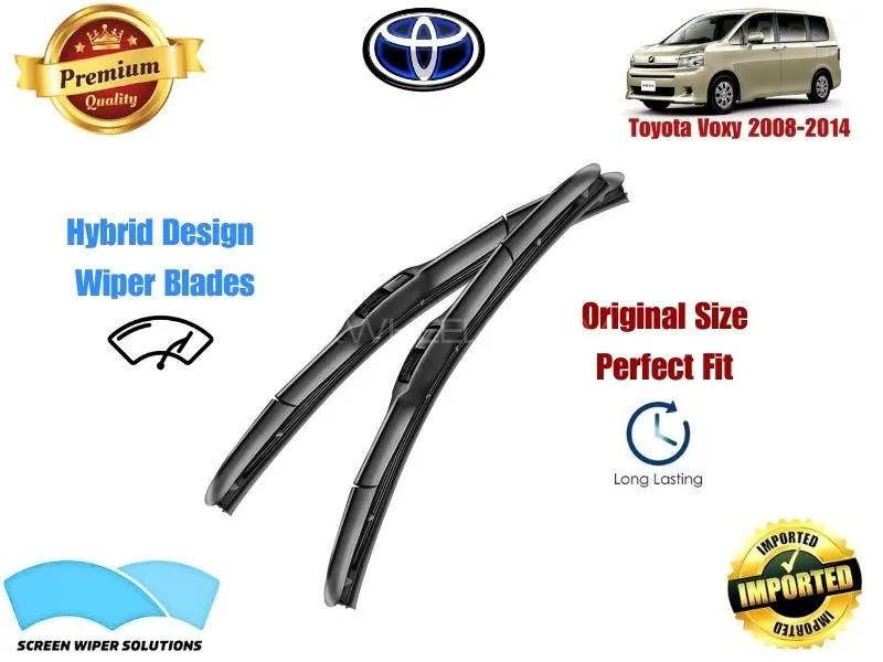Toyota Voxy 2008-2014 Aero Design Soft Wiper Blade set - Premium Quality Image-1